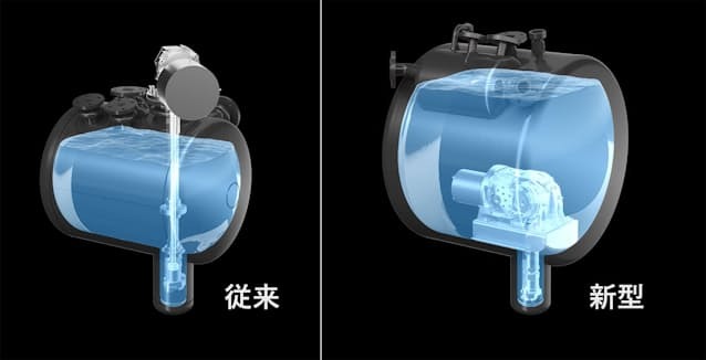 ASUS_ZenBlog's tweet photo. 航続距離向上のためにタンクを大型化したい
でもスペースが無い
タンク上にあったポンプをタンクの中に移設だ！
めちゃくちゃ冷えるから超電導モーターを採用
モーター効率99%に向上

やってることが実験室すぎる。耐久レースでやることじゃないよ…。 https://t.co/SOWMZVK1RA