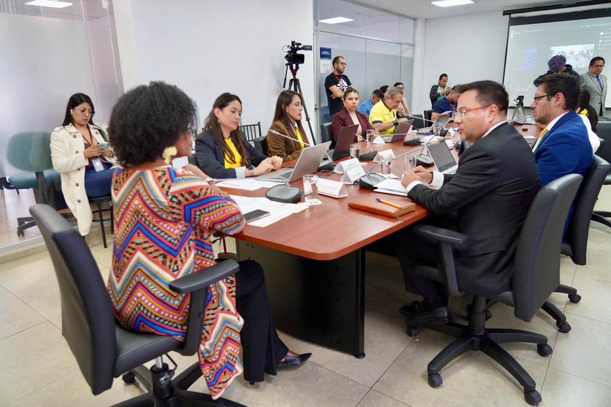 DefPublicaEC's tweet photo. @ComisionNinezAN "La Defensoría Pública propone priorizar la protección, defensa especializada y reinserción, en armonía con la Constitución y estándares internacionales de justicia juvenil", enfatizó Santiago Valarezo, Defensor Público General (S) al finalizar su intervención en @ComisionNinezAN https://t.co/TvocaRDqA8
