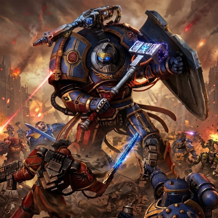 strukov_roman's tweet photo. Average Guardsman lifespan near a Dreadnought: 3 seconds. 💀
Bro woke up from a 10,000-year nap just to continue the Emperor’s work. https://t.co/GoxOI45Zkg