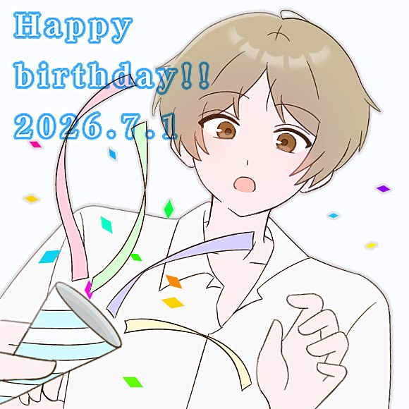 neri_das's tweet photo. 夏目誕生日おめでとう〜！！🥳🎉
 #夏目貴志生誕祭2026 
 #夏目貴志誕生祭2026 https://t.co/bxNPDpkIBM