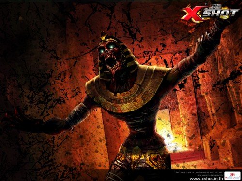 Nont_S_Savior's tweet photo. @LostMemeArchive In X-Shot game has similar game mode called "Mummy Mode" which allow you to play as zombie against human player and attack damage against human player was instakill like this one. https://t.co/l6kJpH8i7T