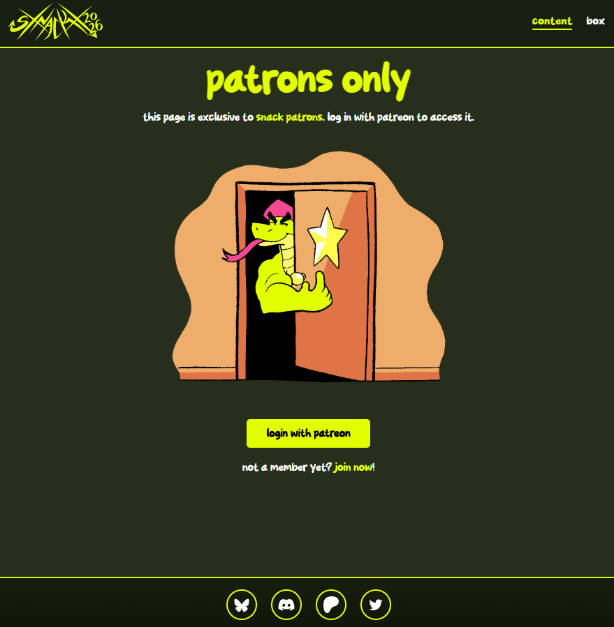 sxnackx's tweet photo. after a bunch of testing, my patreon content has now FULLY migrated to my website!~ 🐍✨

check it out here: https://t.co/vz40n7gjfs

but... of course... you need to subscribe to be able to~ 🤭 https://t.co/88W7K0ZDxy
