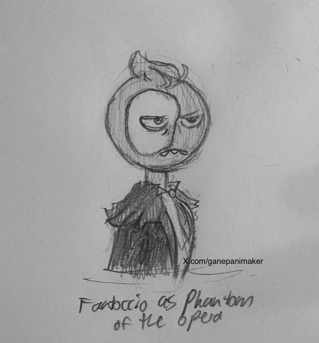 GanepAnimaker's tweet photo. I headcannon that Fantoccio puts on plays for himself and plays every single character. that being said, please comment some suggestions for characters I can draw him playing!
#fantoccio #billiebustup #bbu https://t.co/WhTYWgPLyK