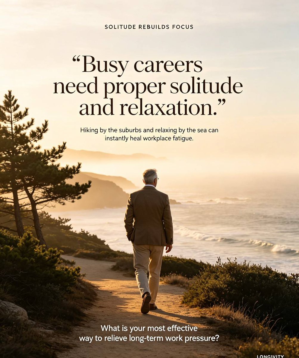 CathyLindenbaum's tweet photo. Busy careers need proper solitude and relaxation. Hiking by the suburbs and relaxing by the sea can instantly heal workplace fatigue. What is your most effective way to relieve long-term work pressure? https://t.co/Yl0Wr59GI4