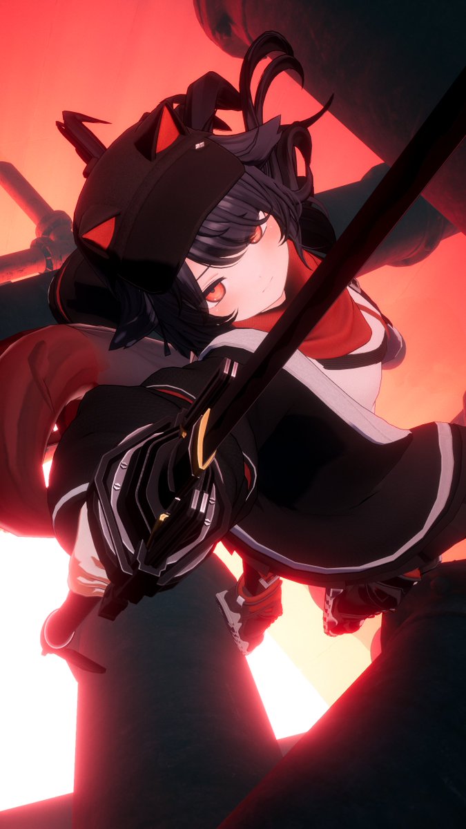 raamoru_VR's tweet photo. フォトコンテストかっこいい部門間に合わなかったから構図案の供養です！ https://t.co/5w6GgE2Tdc