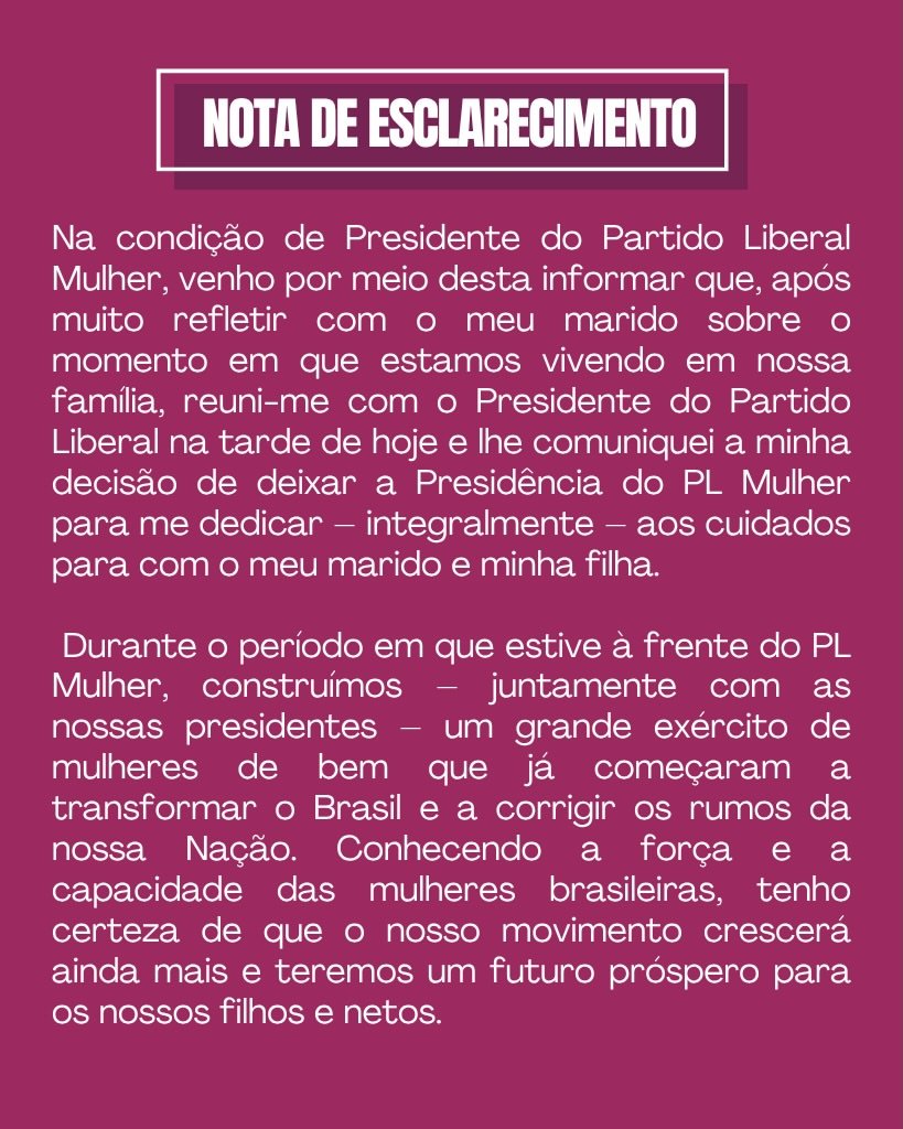 SheilaBarriosSP's tweet photo. Esse comunicado, além de pedante é vitimista. 

O mínimo que se esperava era a saída do cargo. Mas podia ser melhor. Sair do partido.

E melhor ainda, acabar com esse movimento feminista PL Mulher. Esse legado esquerdista.

Ela não é heroína. Ela é a vilã. https://t.co/ZglzLIrFIM