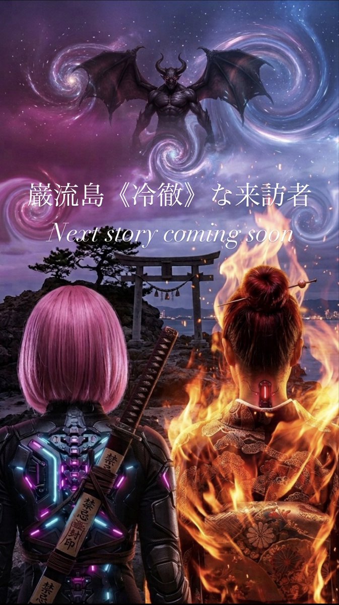 NEON_prototype's tweet photo. SF歴史小説
PROTOTYPE21 
巌流島《冷徹》な来訪者

Next story coming soon

歴史の闇に
サイバーパンクの火花が散る
巌流島で背中合わせに立つ二人は
この圧倒的な演算能力を持つ
「来訪者」にどう抗うのか？

#サイバーパンク #SF小説 #note

【PROTOTYPE】note無料公開中
https://t.co/Ziu1myfYWa https://t.co/EOdIYZ7R13