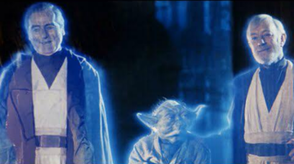 omeuchippedro's tweet photo. @Uweslli ☝️🤓 e na versão original de cinema o fantasma era com o ator que fez o darth vader sem máscara no final do filme! então no canon original o anakin não voltava a ser jovem! é isso aí! hehe https://t.co/Rv4AeZAryp
