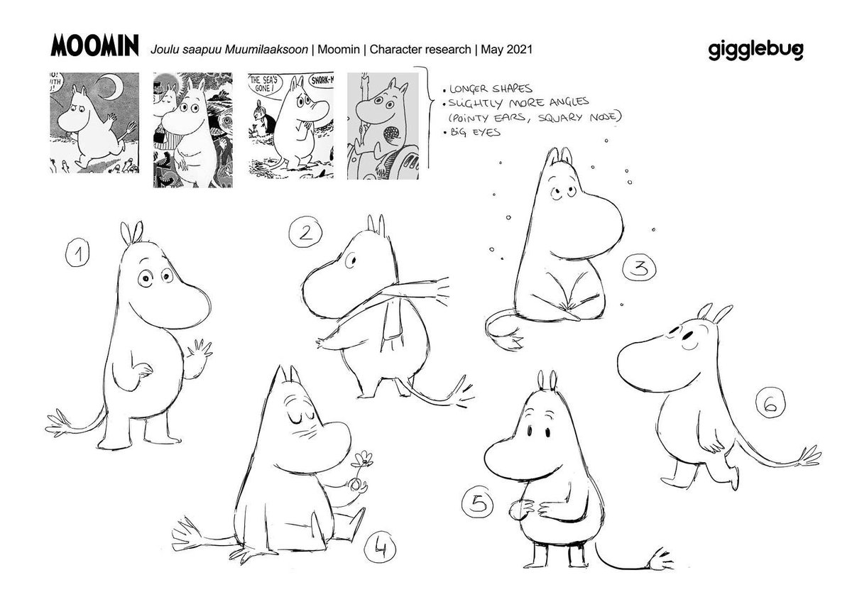 MoominsESP's tweet photo. Arte conceptual de la película corta finesa "La Navidad está llegando a Moominvalley" 🌿
#Moomin https://t.co/eYAAGjB9Ol