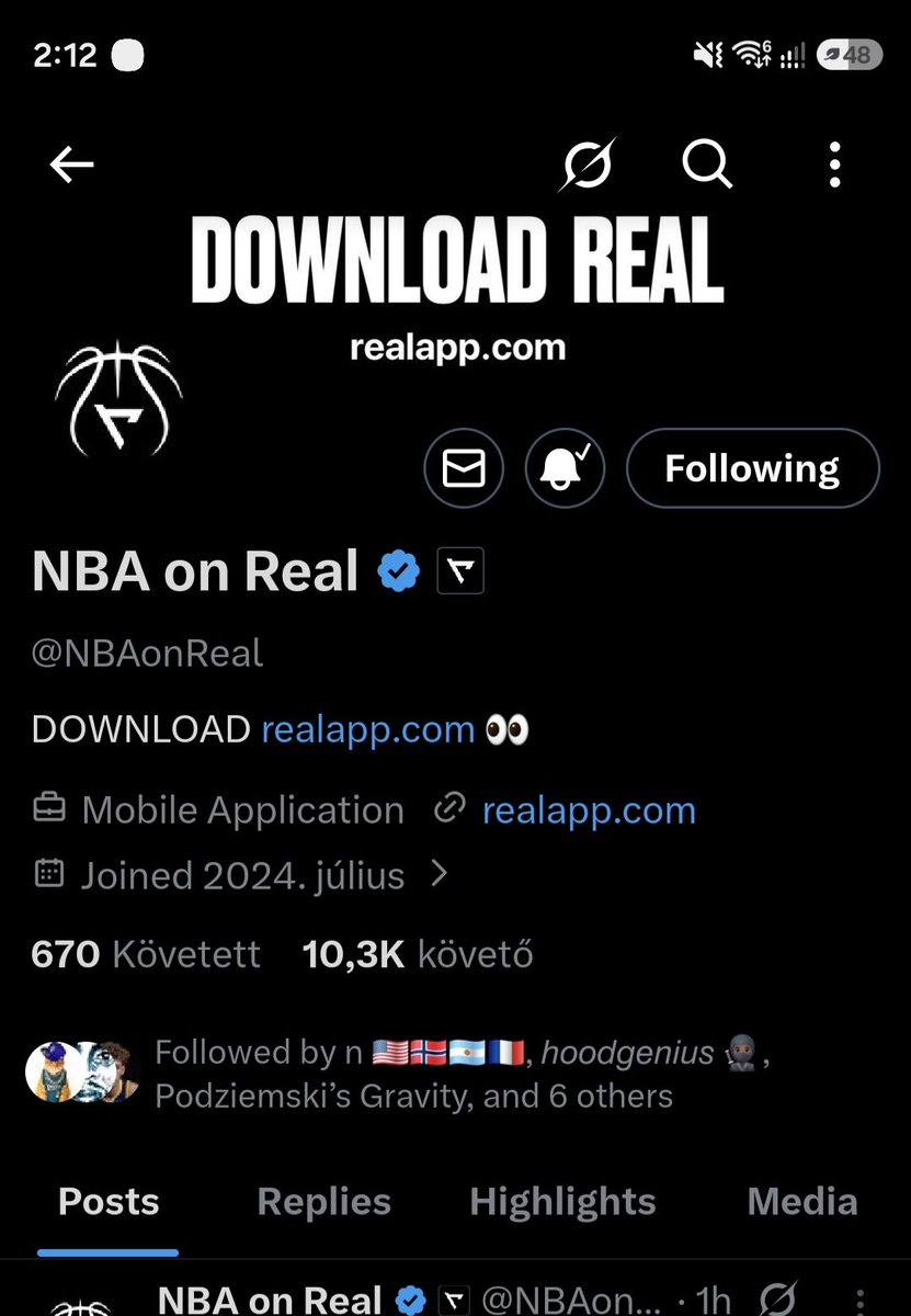 KadlecTomi's tweet photo. @NBAonReal k4dl3c on real https://t.co/uScwHUgPFh