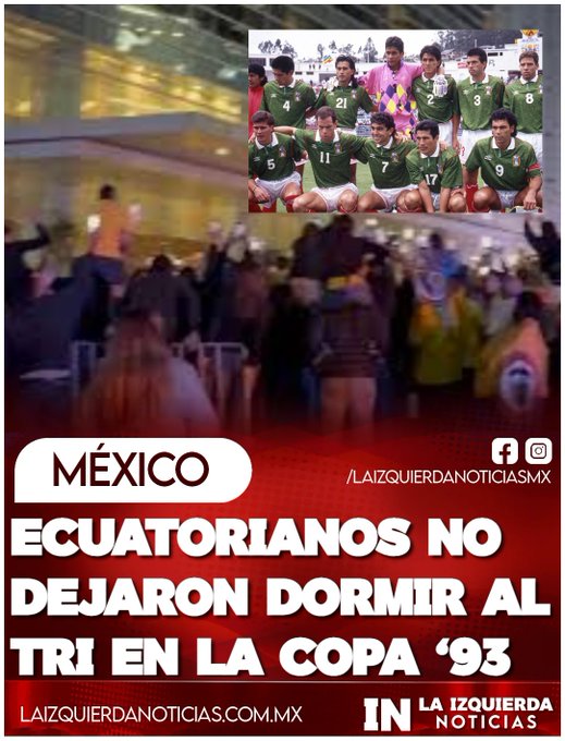 ShikaDiabolic's tweet photo. ⚡️ Creo que los ecuatorianos tienen que dejar de victimizarse.

Si algo tienen los mexicanos es que pueden ser muy amistosos por las buenas, pero por las malas son unos cabrones y tarde o temprano se la cobran con intereses.

Vean lo que paso con Holanda. 

Por ahí escuche... los mexicanos pueden ser amigos de todos pero pendejos de nadie.