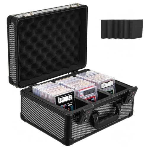 pokemon graded card storage Casematix Custom Waterproof Graded Card Case Compatible with 90 Graded Cards