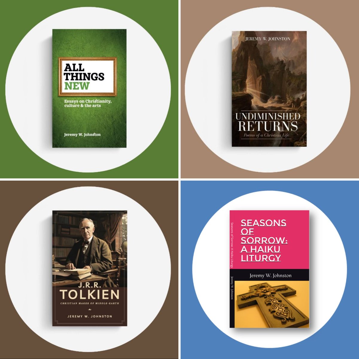 GandalfPirate's tweet photo. My books: "Seasons of Sorrow: A Haiku Liturgy" (2026), "J.R.R. Tolkien: Christian Maker of Middle earth" (2023), &amp; "Undiminished Returns: Poems of a Christian Life" (2020), "All Things New: Essays on Christianity, culture, &amp; the arts" (2018). https://t.co/IlgJz7A0ce