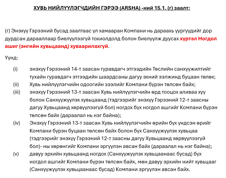 chonosb's tweet photo. Энэ жилээс ногдол ашиг хуваарилахаар тохиролцсон бол "Хувь нийлүүлэгчдийн гэрээ"-нд өөрчлөлт оруулсан гэсэн үг. Учир нь уг гэрээ ёсоор:

1. Төслийн болон ахлах зээлийн 6 тэрбум доллар
2. Хувь нийлүүлэгчдийн зээл, хүүгийн үлдэгдэл 12.5 тэрбум доллар
3. Урьдчилгаа төлбөрийн 1.6 тэрбум доллар

эдгээрийг төлсний дараа НОГДОЛ АШИГ хуваарилах ёстой. Эдгээрийг төлсөөр байтал 2037 он хүрэх юм. Үүнийг хэрхэн өөрчилсөн юм бол???