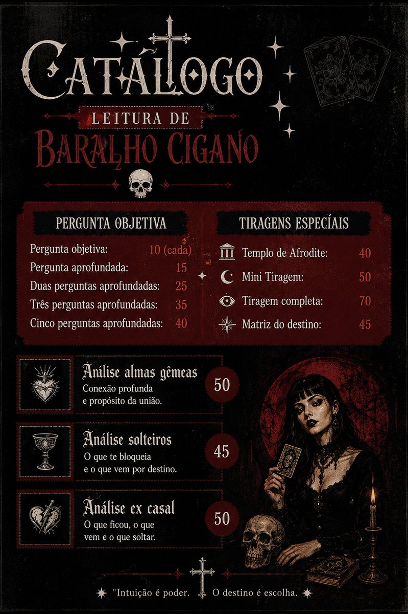 EM0G0TH's tweet photo. Vamos tirar umas cartinhas? Perguntar daquele ex? Daquele conversante? Daquele emprego dos sonhos? Bora. #cartomante https://t.co/Jg0To40W6I