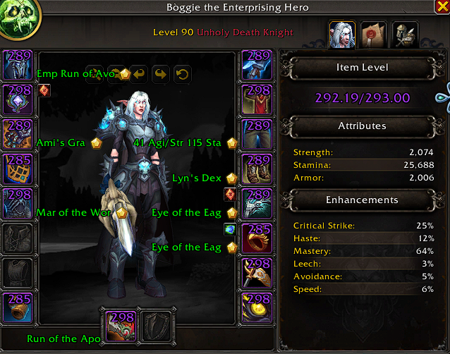 BogsAdventures's tweet photo. Myth gloves in vault, roll 100 on the Sporefall neck, bonus roll the chest, BiS start to the week. All this after getting both trinkets 2 days after hitting level 90. This has truly been one of the most blessed characters I have ever played🍀 https://t.co/lEHe4GPULX