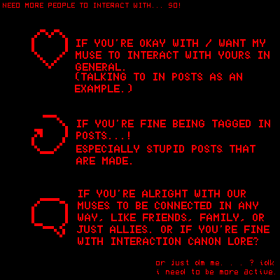 FoxyExeFnaf's tweet photo. Semi stole this, decided to try and remake it in my art software.

//not doing ships, unless we start/already know eachother + both are above the age of 18 lmao https://t.co/Z3ODPQt8g4