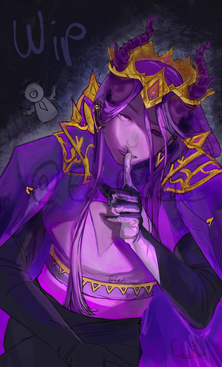 Edelweee's tweet photo. Shhh~  

[ WIP ] (feb2026)
#Wemmbu #UnstableUniverse :] https://t.co/doK1ffszhu