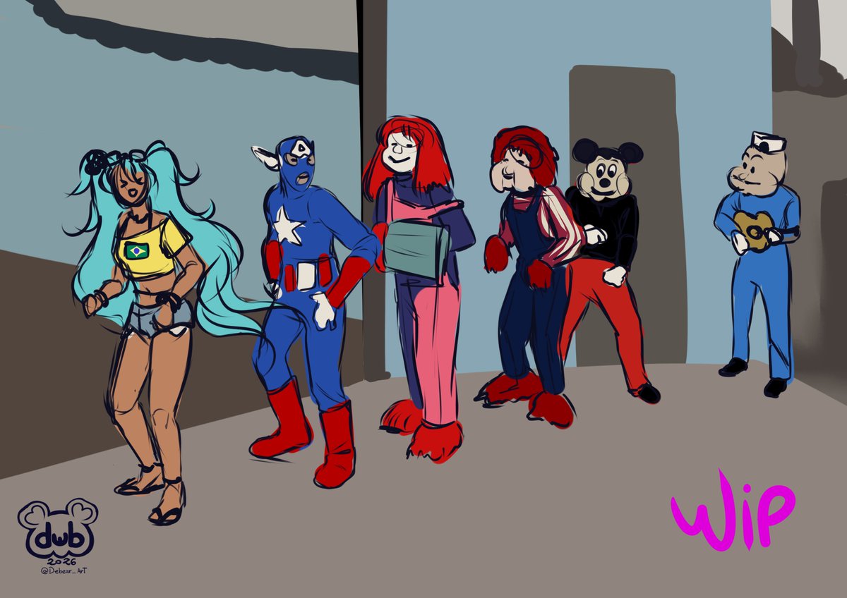 Debear_Art's tweet photo. Vou tentar terminar ainda hoje, mas tava com isso aqui na cabeça para desenhar a >NOSSA< hatsune miku dançando com a carreta furacão https://t.co/5uiIWwieru