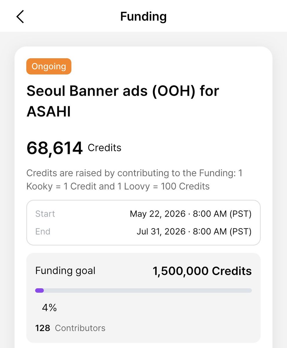 AsahiVotes's tweet photo. [KOOKY] 📢

Seoul Banner Ads for ASAHI

📊68,614 / 1.5M 

Tuemes and Sunlights we only have a month to complete this. Join us vote and collect kookys for Asahi 🥹Send us DM if you need accounts. 

🎯 1.5M 
🗓 07/31 | 8AM PST
🏆 Seoul Banner

#ASAHI #아사히 #朝光
@treasuremembers https://t.co/PGxWvEoKXf
