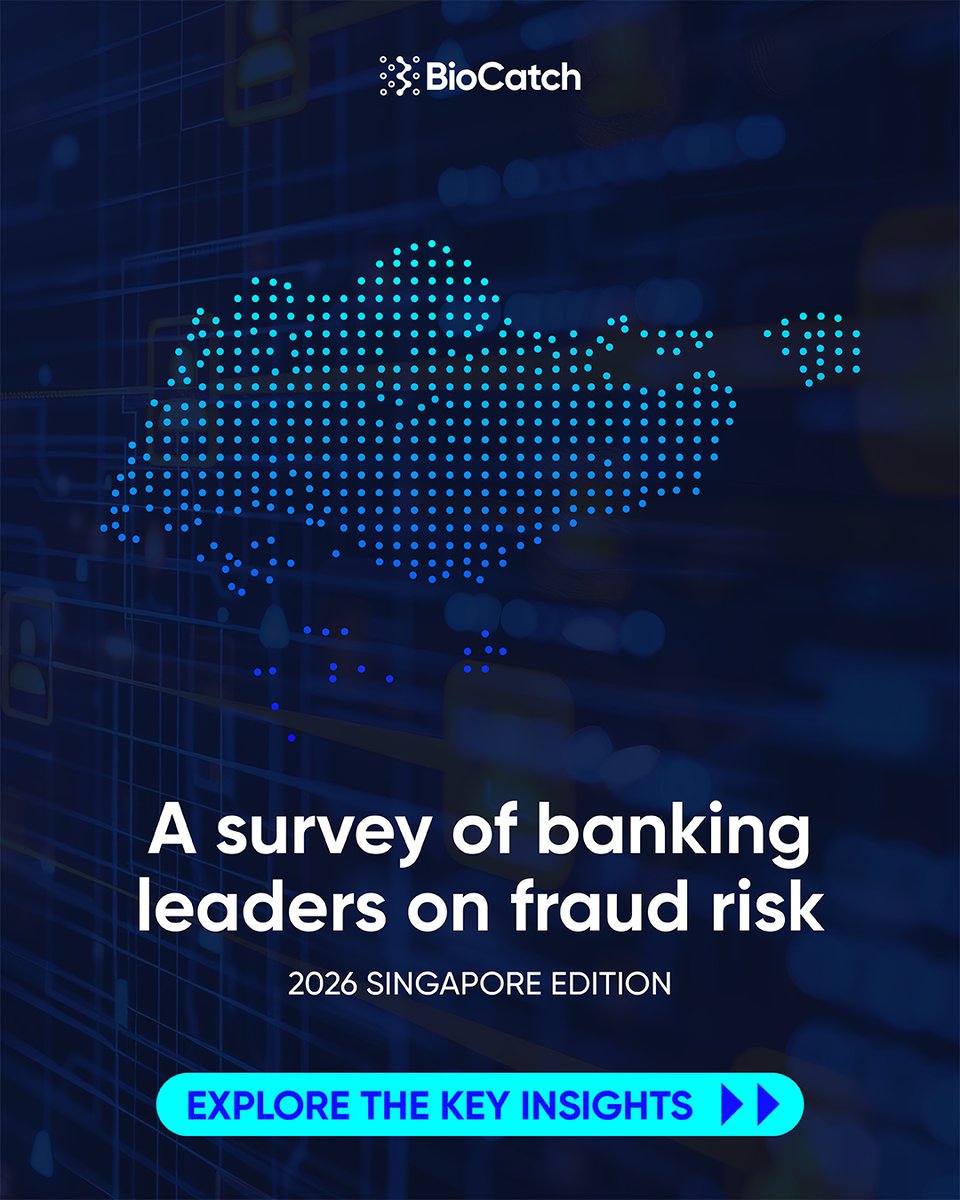 BioCatch's tweet photo. 91% of fraud and financial crime leaders in Singapore say attacks on their organization are increasing.

Singapore’s highly digital banking ecosystem delivers convenience and innovation, but it also makes it an increasingly attractive target for fraudsters.

What's behind this trend, and how are banks responding? To better understand the evolving threat landscape, we surveyed 100 fraud and financial crime leaders from banks across Singapore.

Access the full report: https://t.co/yKFuuZx6kc

#FinancialCrime #FraudPrevention #BankingIndustry