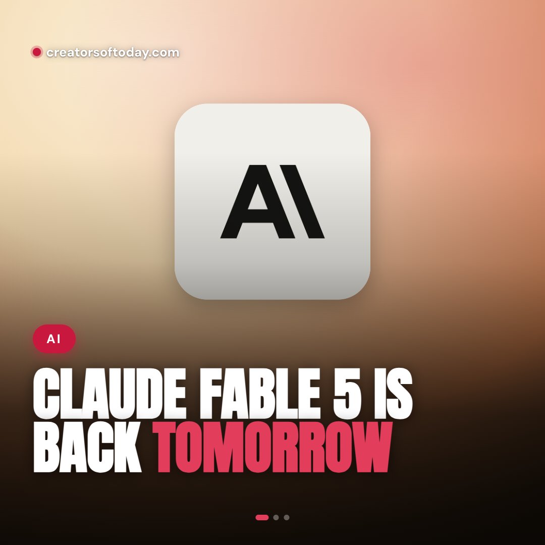 cotbuilds's tweet photo. The US Commerce Dept just lifted export controls on Claude Fable 5 + Mythos 5. Anthropic says access starts being restored TOMORROW.

If you build on Claude, the flagship models are coming back to the API. Re-test your model IDs once it's live.

Credit: https://t.co/ZI7W85CpBR https://t.co/J4LrN535Of