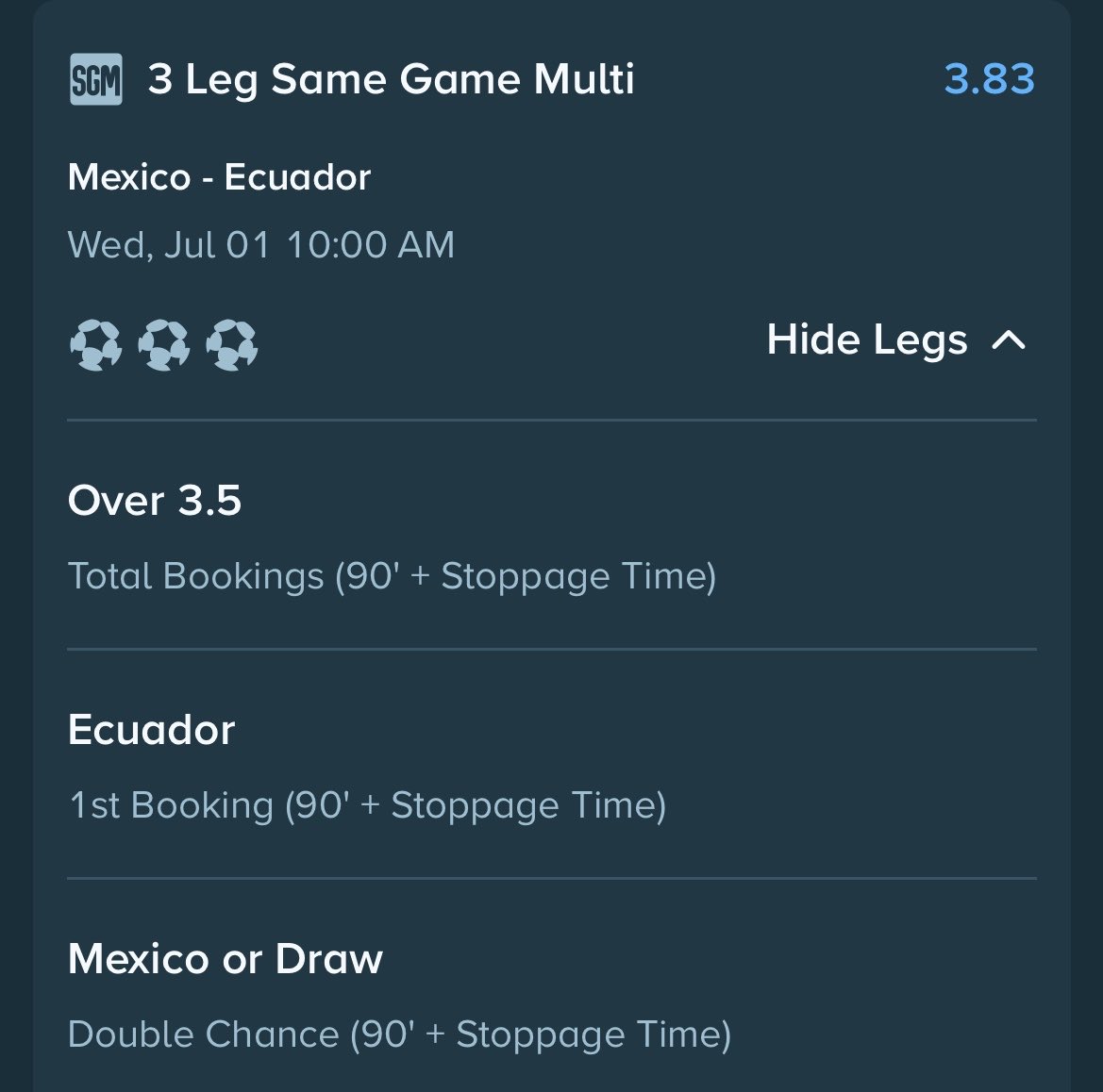 WBM_tipster's tweet photo. World Cup🏆⚽️

Mexico PARLAY 3.83 https://t.co/ZwNWjtfpgN