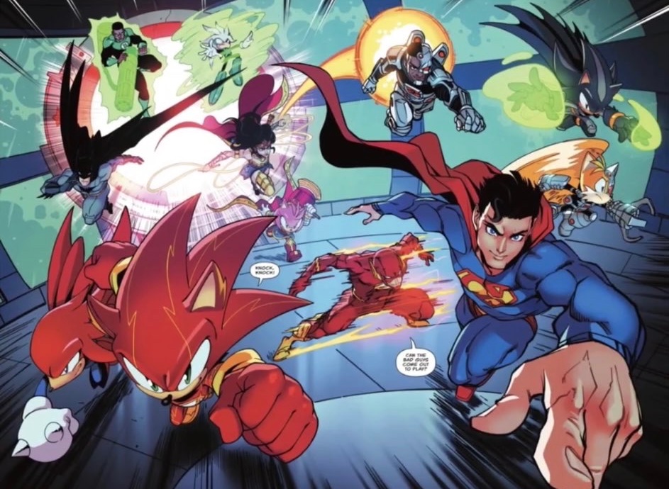 toy_char's tweet photo. Dc X Sonic the hedgehog: metal legion issue 3

           🚨OUT NOW🚨

#DcXSonic #sonicnews https://t.co/n9uEvRqEeD