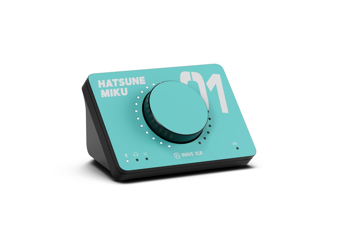 最終値下げ Elgato Wave XLR – 初音ミク エディション お求めやすくなりました！！／ 本日より「Elgato Wave XLR – 初音ミク