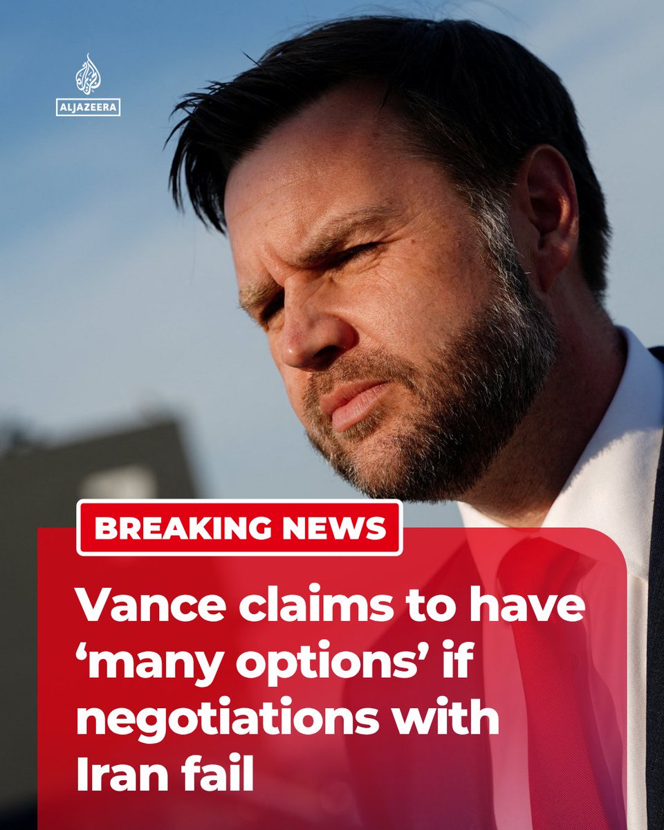 During an interview with US media, US Vice President JD Vance claimed to have many options if the path of negotiations with Iran does not lead to a successful diplomatic solution.