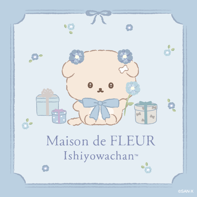 sanx_official's tweet photo. 大人気ブランド「Maison de FLEUR」と
いしよわちゃんの特別コラボアイテムが初登場✨ 
 
限定アートを使用した新作
全6アイテムを展開いたします🎀
ポストカードのノベルティも🎶
 
⬇詳しくはこちらをチェック！
https://t.co/0KN0B7S5ao https://t.co/aVxd2Shfda
