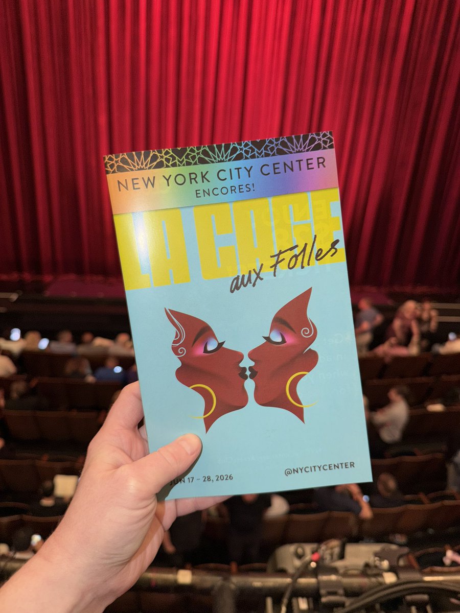 savaglad's tweet photo. My last pridebill post of June! I was
fortunate enough to catch this absolutely enamoring production of La Cage aux Folles at @NYCityCenter ! Nothing is better than Billy Porter &amp; Wayne Brady headlining this lush score. We are what we are baby! That’s loud proud! Happy Pride!💙🌈 https://t.co/SLx2YGmsbH