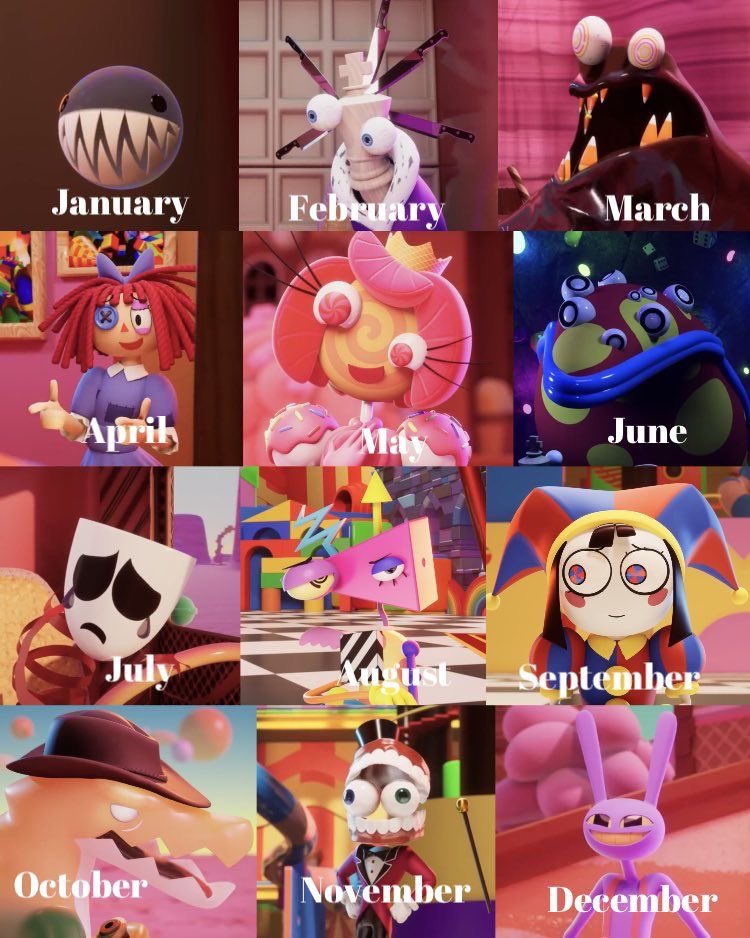 4kpapers's tweet photo. Tadc Characters and birth month, which character are you? https://t.co/TYjr7cTRyk