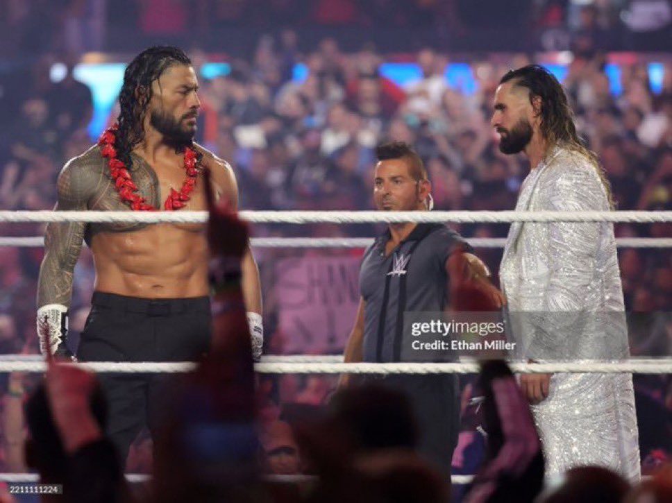 _RElGNSSECTION's tweet photo. Roman Reigns vs Seth Rollins 
Brother vs Brother 
14 years in the making 
One Last Dance
SummerSlam 
“We are much closer to the end than we are to the beginning” https://t.co/e5uYaVpJOa