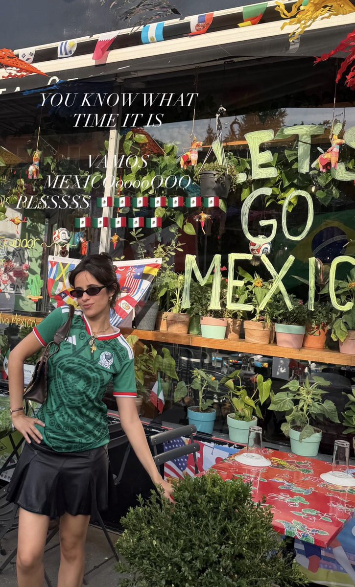 CamilaCabelloBR's tweet photo. Camila Cabello via Instagram story: “VOCÊ SABE QUE HORAS SÃO! Vamos México 🇲🇽” https://t.co/GrmbMQy8KO