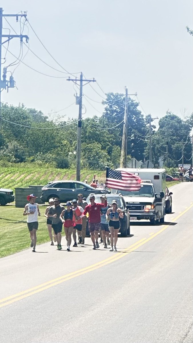 KE8PHJ's tweet photo. Relay for America going through Huntsville Ohio! #relayforamerica #godlessamerica https://t.co/OIuPFVLJvs