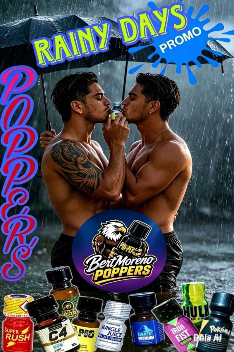PrivateJohnX's tweet photo. 🌧RAINY DAYS PROMO🌧

STAY WARM AND COZY THIS RAINY SEASON "BertMoreno POPPERS" Is perfect for you to relax and get fun on any scents! 

Located: Diliman, Quezon City 
Via lalamove along Metro Manila areas
Payment through Gcash
Contact:
@bertmorenoxxx
09815009800 https://t.co/sechXBN2cc