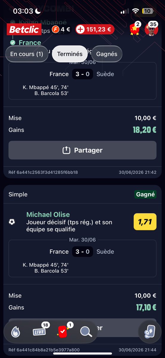 Latencymkw's tweet photo. @ChevreMiiiel T’es juste incapable de reconnaître que tes paris puent la merde. J’ai 0 budget et je prends le jeu comme un loisir, j’ai +100e de bk et je fais +200% sur la cdm (je regarde tout les matchs différemment a toi.). Toi en gros frustré tu me bloque plutot que d’etre humble https://t.co/lMeyTWsYUj