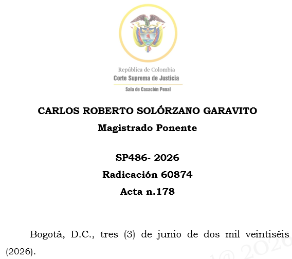 loviedoH's tweet photo. Corte S. Rad. 60874/26

En audiencias preliminares juez omitió prestar apoyo al procesado que presentaba retardo mental moderado, al final siendo condenado como inimputable, ¿se debió decretar nulidad? NO.

"Por lo tanto, aún si se subsanara la irregularidad https://t.co/0p29L4gLSx