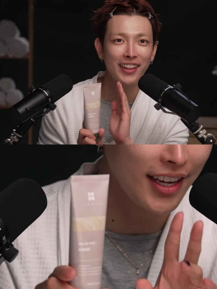 KHJ_H0NGSTYLE's tweet photo. [260629] HONGJOONG ASMR Skincare Routine with Instyle ✨

Mud Mask from @brmud 
Relief Mud Mask 110ml
🔗 : https://t.co/kD7GQu2EaG
🔗 : https://t.co/OjySh8iq0x

#HONGJOONG #홍중 #ホンジュン 
#ATEEZ @ATEEZofficial #BRMUD https://t.co/aR6aR3Odfh