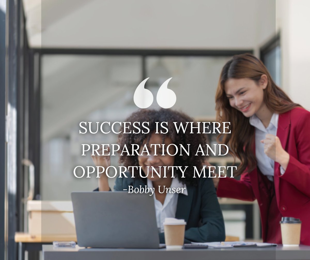 CEI_Staffing's tweet photo. "Success is where preparation and opportunity meet.“ - Bobby Unser

#inspirationalquotes #inspiration #motivation #quotes #Motivationalquotes #Quoteoftheday https://t.co/NKVGMVYVsV