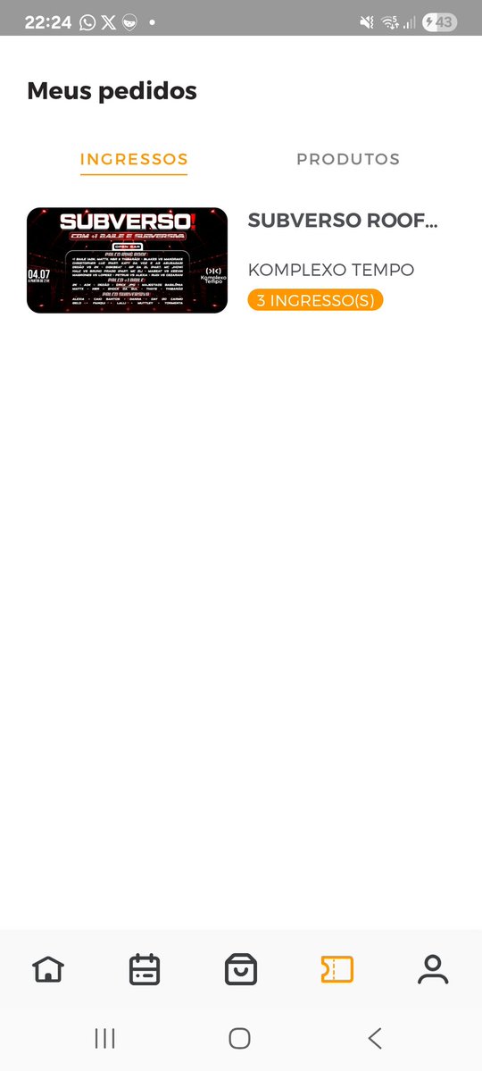 rafamel0_'s tweet photo. VENDO/VENDA 

Vendo um (1) ingresso para a SubVerso desse sábado (04/07) 

Faço a transferência pelo próprio app e comprovo tudo certinho. https://t.co/7axtbqyrfB