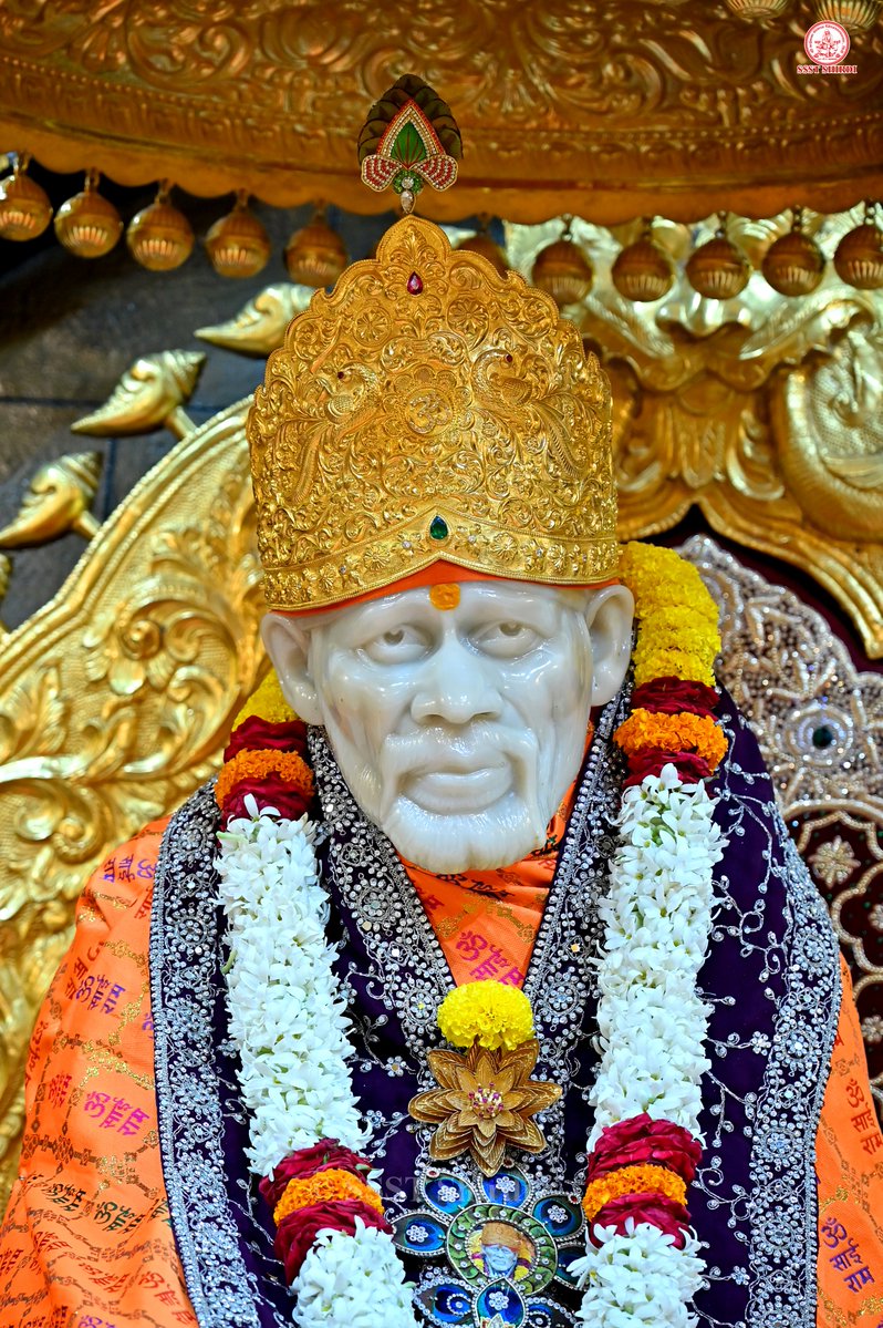 SSSTShirdi's tweet photo. *!! ॐ साई राम !!*
*श्री साईबाबा संस्थान विश्वस्त व्यवस्था,शिर्डी*
*!! ॐ Sai Ram !!*
*Shri Saibaba Sansthan Trust, Shirdi*
≈≈≈≈≈≈≈≈≈≈≈≈≈≈≈≈≈ 
*आरती :-शिर्डी माझे पंढरपुर*
*बुधवार ०१ जुलै २०२६*  
*Aarti :-Shirdi Majhe Pandharpur*
*Wednesday 01 July 2026* https://t.co/fXfYYyFBZo
