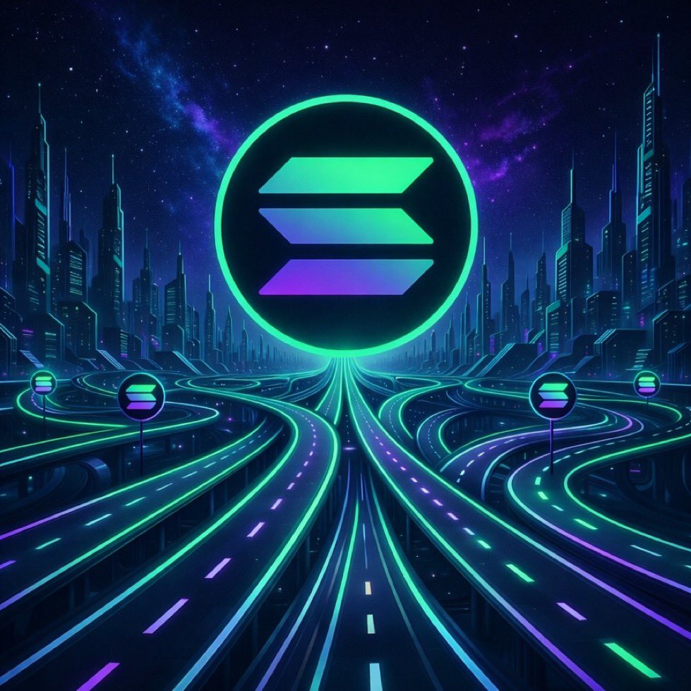 TheCryptoCurb's tweet photo. ALL ROADS LEAD TO SOLANA https://t.co/8M7ORqlNBA