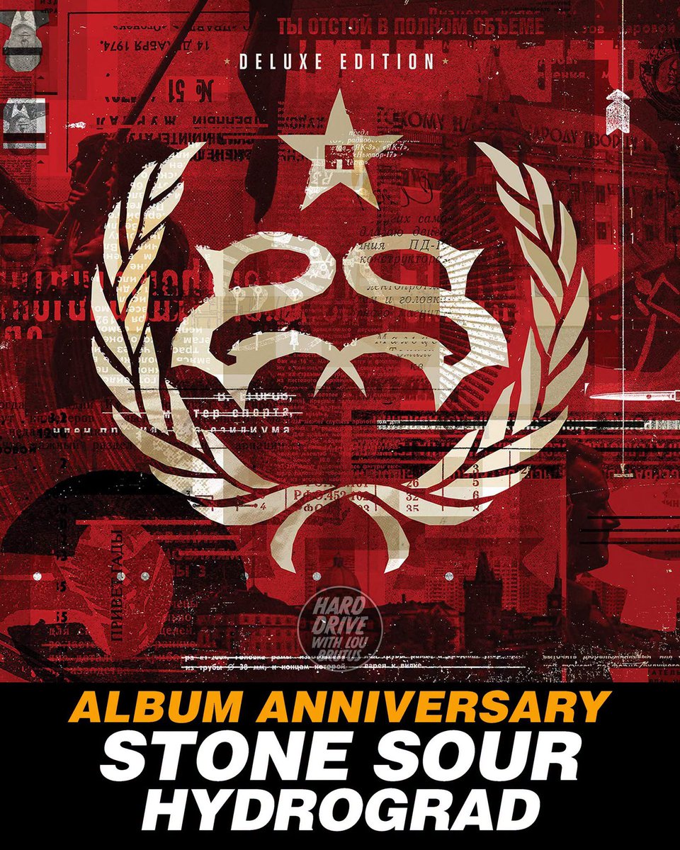 harddriveradio's tweet photo. Released today in 2017, HYDROGRAD is the sixth studio album by @StoneSour and marked the band's first full-length release with guitarist Christian Martucci following the departure of Jim Root. @LouBrutus will mark the anniversary tonight on HardDrive Radio XL. #StoneSour https://t.co/SR9LliKV4A