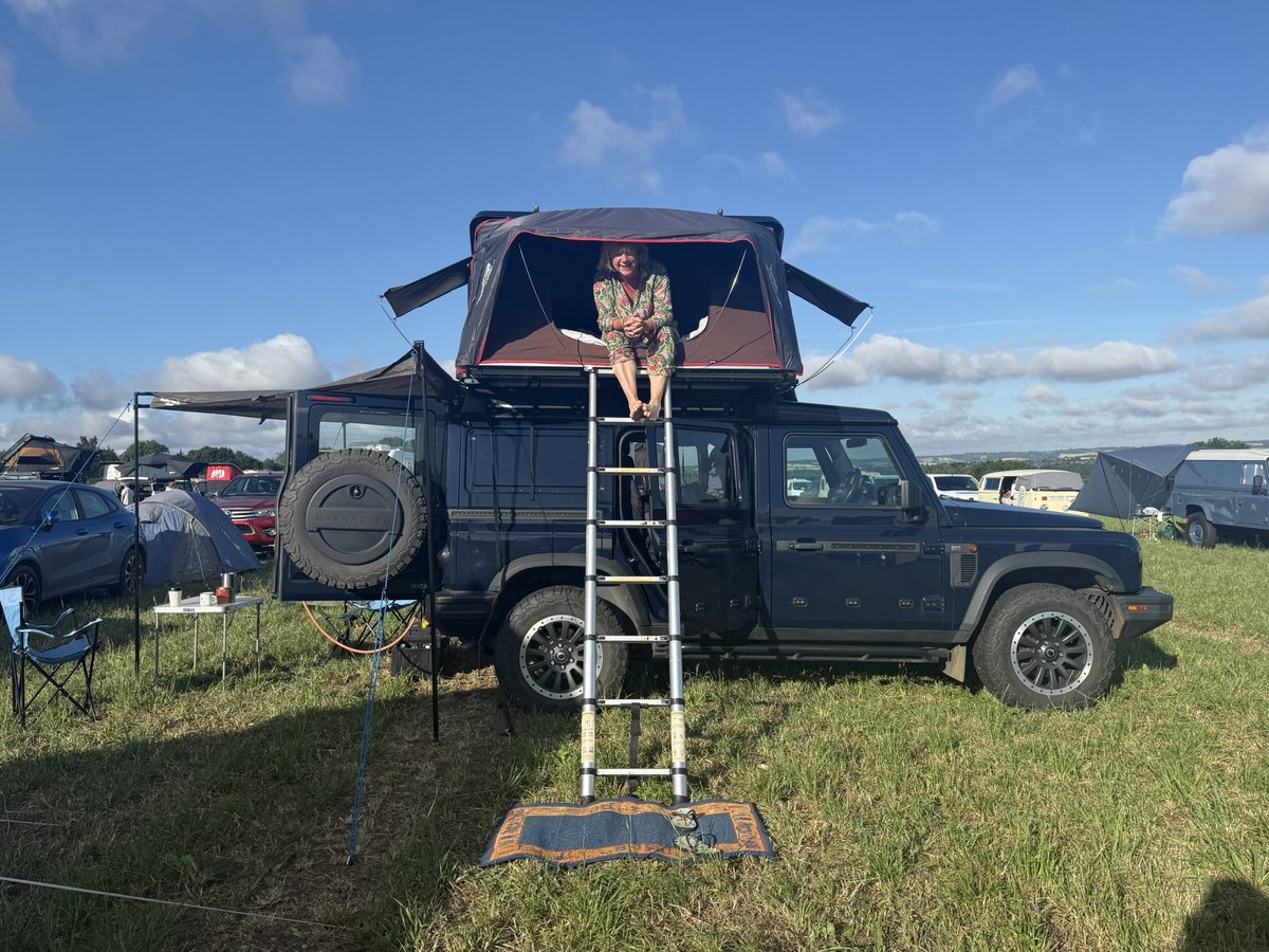 Emma_Sunnucks's tweet photo. The @Groundswellaguk camping fluffle, courtesy of @hanslope 

The bell tent is triggering some Mongolia-induced flashbacks https://t.co/ZBib3Zd2pW
