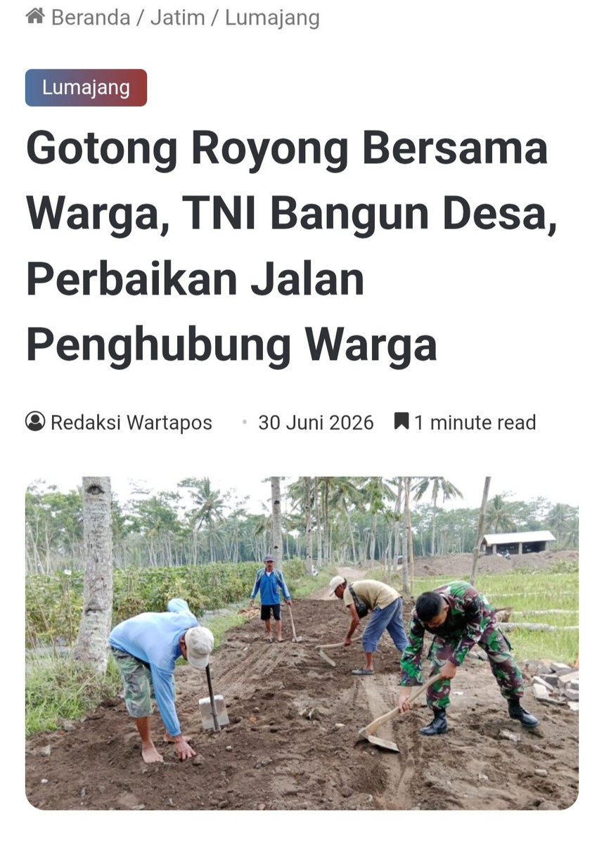 AndiniZelma's tweet photo. Sinergi kuat TNI dan masyarakat adalah fondasi utama mengawal kemajuan dan kesejahteraan bersama bagi semua Indonesia.
Bersama Semua Elemen https://t.co/Yex8b1STSd