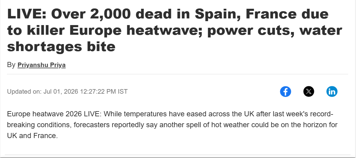 AnshMavani's tweet photo. No Offence To Friends in 𝐓𝐇𝐈𝐑𝐃 𝐖𝐎𝐑𝐋𝐃 #France &amp; #Spain 

But Please from Next, DON'T TEACH US INFRA, TECH, DEVELOPMENT. .

This Number of Deaths Do Not Happen Due To Any Extremes of Any Weather in BHARAT. .

𝐓𝐡𝐢𝐬 𝐢𝐬 𝐒𝐨𝐦𝐞 𝐂𝐫𝐚𝐳𝐲 𝐅𝐢𝐠𝐮𝐫𝐞. . https://t.co/cVhxLLU6Zd