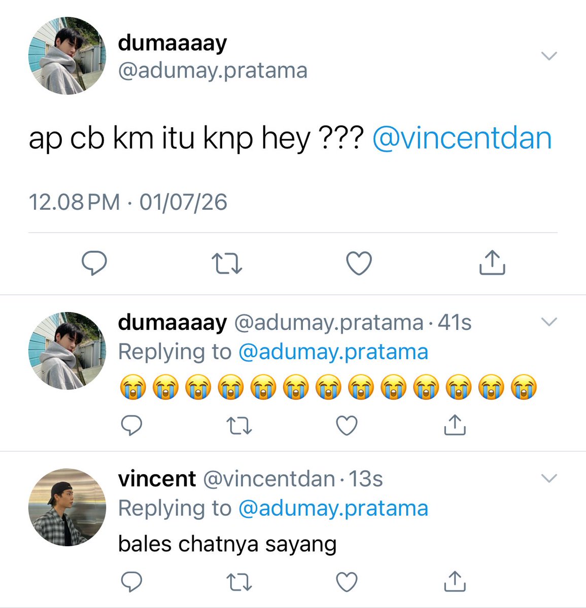 yusarubby's tweet photo. cimol bojot aa,
johndo five tweets au #senduy https://t.co/90iRe0Rry7