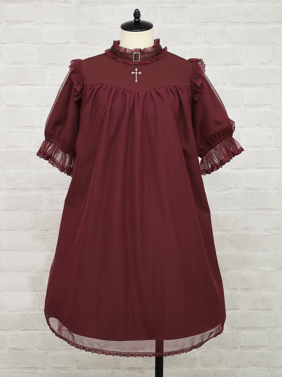 _Amavel_'s tweet photo. ♥Coming soon Item♥Part1
＊Rosary Veil Aラインワンピース(近日販売予定)
Color：グレー、ブラック、ボルドー
Price：￥10,780(税込)→SALE￥8,965(税込)
お問い合わせは各SHOPまでお願いします! #amavel #アマベル #甘系 #ガーリー #ワンピース #地雷系 #ゴシック風 #クロス #十字架 #ロザリオ https://t.co/i5vad8tCfW